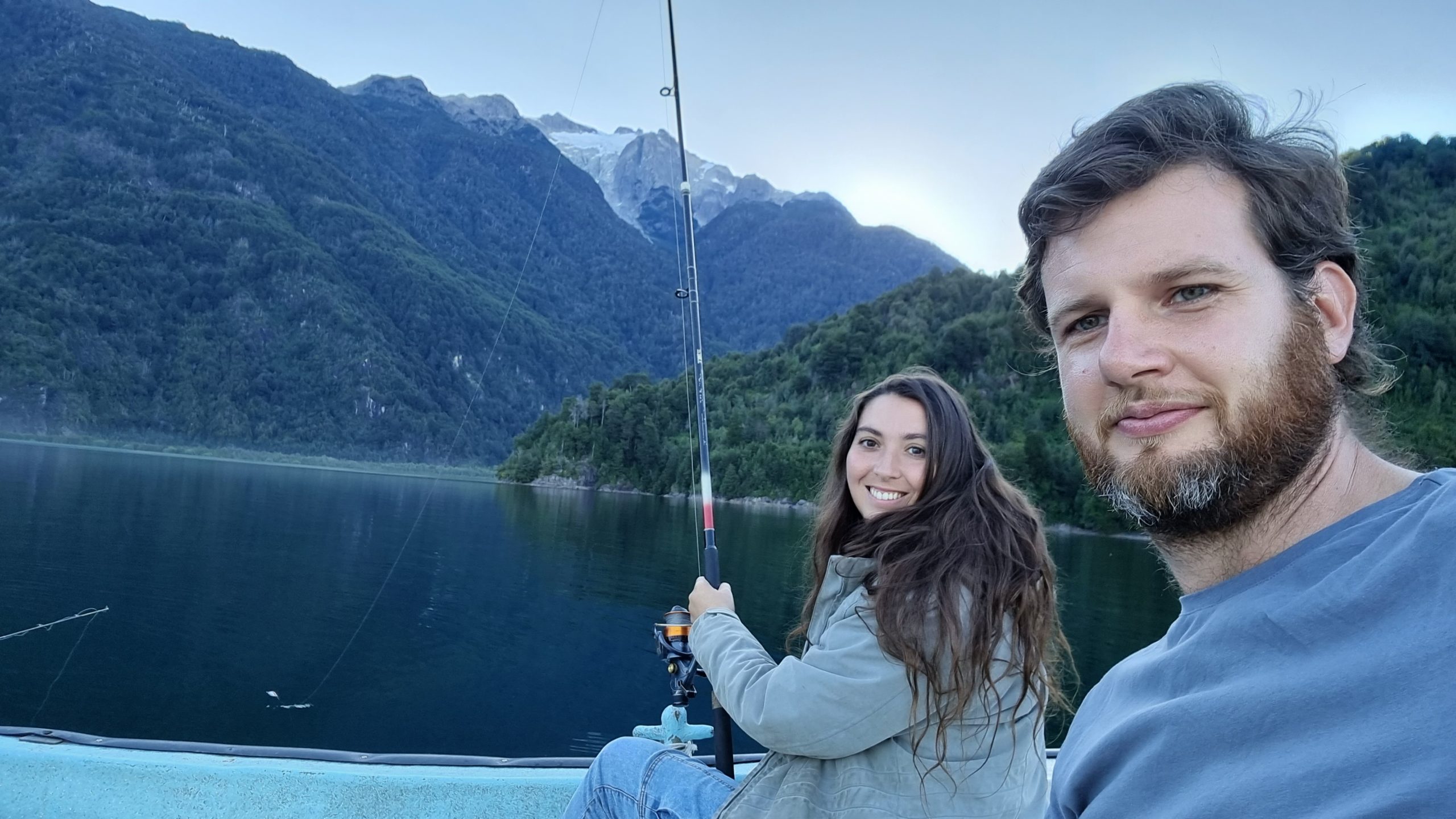 pesca lago yelcho
